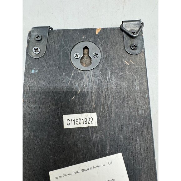 Decorative Wooden Wall Art with Spoon Hanging Hook Blue READ - Picture 5 of 6